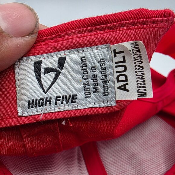 "Hot Chicks Waffles & Co Adults Red Embroidered Snapback Hat Adjustable Casual - Picture 6 of 9